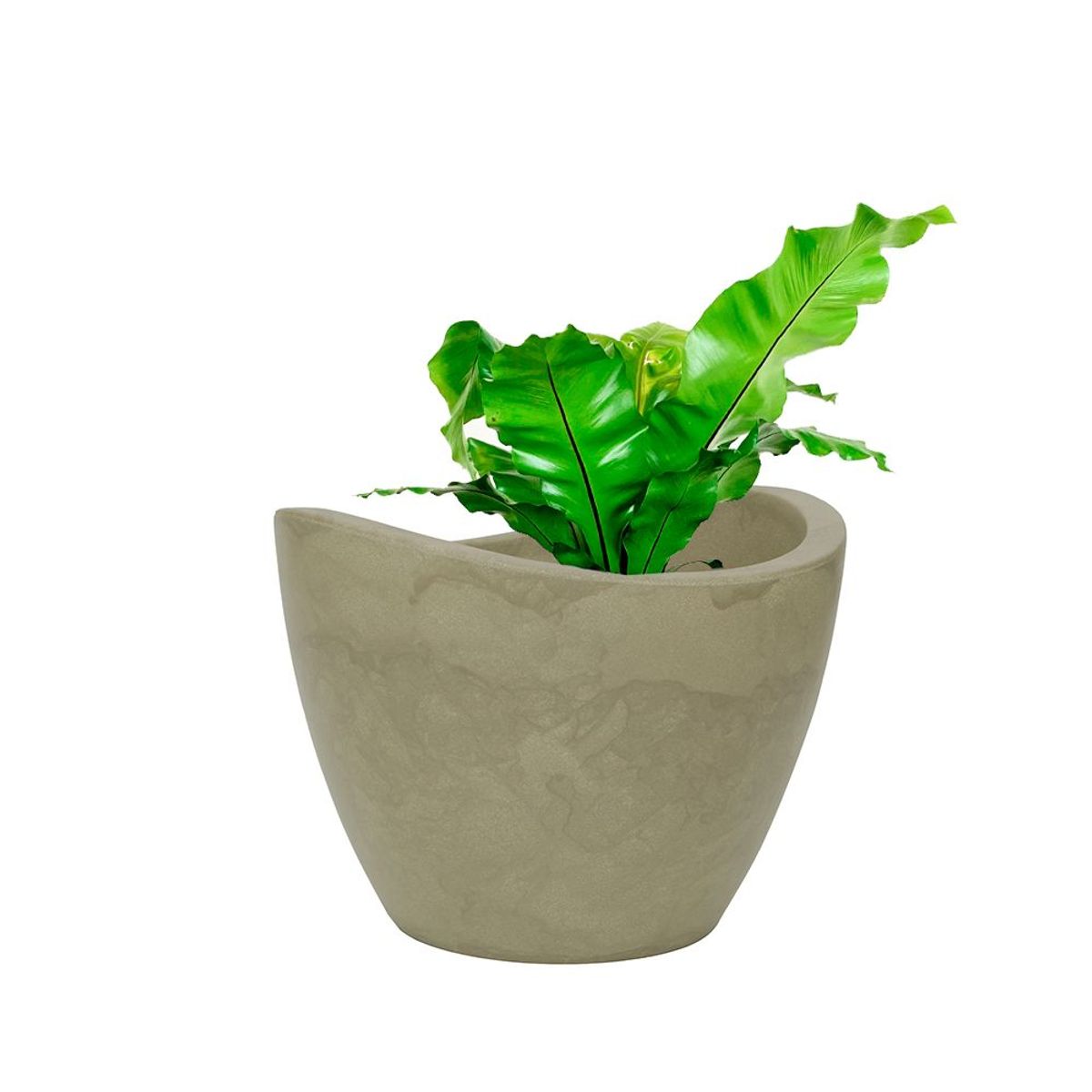 Vaso Copacabana Baixo 40 X 30Cm - Camurça, marca Vasart - Foto 2
