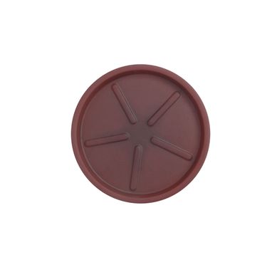 Prato para Vaso 20x3cm Antique Vermelho