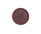 Prato para Vaso 20x3cm Antique Vermelho