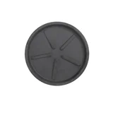 Prato para Vaso 24x3cm Antique Preto