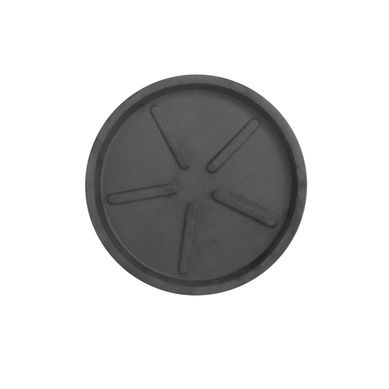 Prato para Vaso 24x3cm Antique Preto