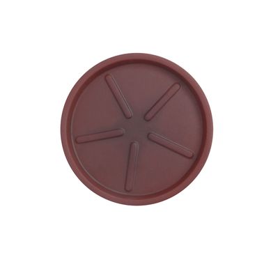 Prato para Vaso 24x3cm Antique Vermelho