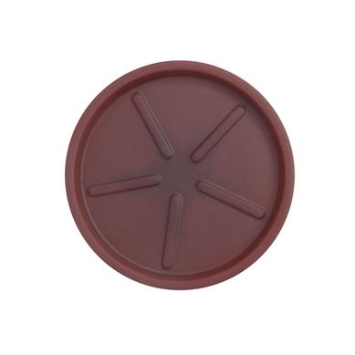 Prato para Vaso 28x3cm Antique Vermelho