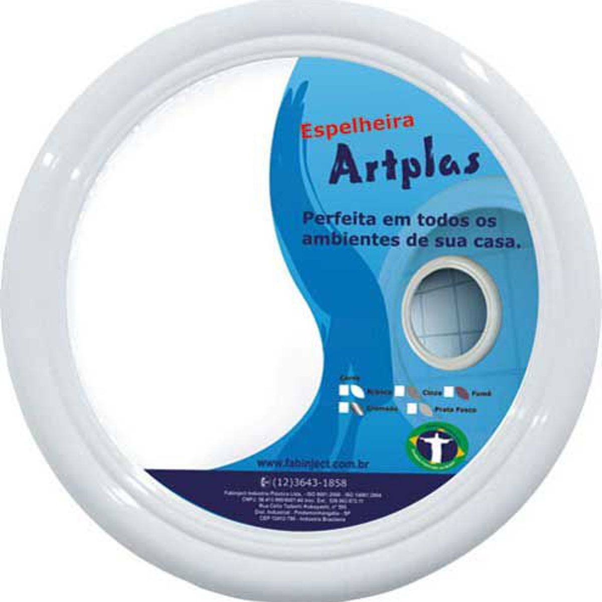 Espelheira, Branco, marca High-Tech - Foto Principal