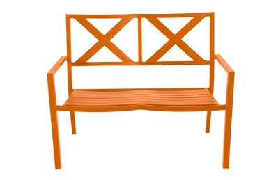 Banco para Jardim 863685 Just Home Collection Laranja