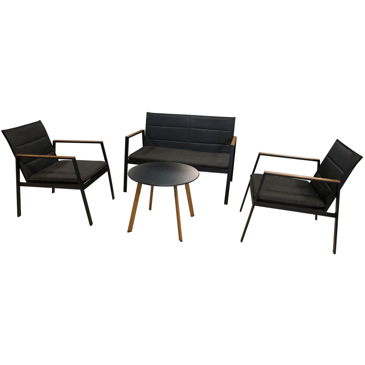 Conjunto Estar San Andres 4 Peças Metal Just Home Collection, marca Just Home Collection - Foto 2