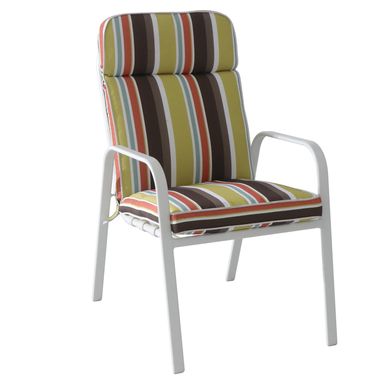 Cadeira com Almofada Contemporneo FSS00025-CON Just Home Collection Garden Branca