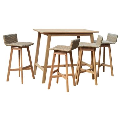 Conjunto Bar Cataluna com 5 Peas de Madeira