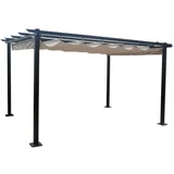 Gazebo 3X4M C/Toldo Retrátil