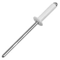 Rebite para Aluminio Branco 519 Cartela com 10 Peças