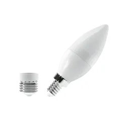 Lâmpada Vela Leitosa 4,5W 6000K