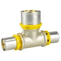 TE para Gás Redução 20x20x16mm Metálica Amanco
