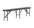 Banco Dobrável 180cm Ratan Marrom Just Home Collection