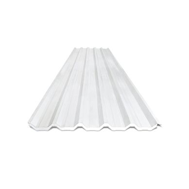 Telha Metlica Sanduche EPS 30mm TR40 3mt Galvalume Branco