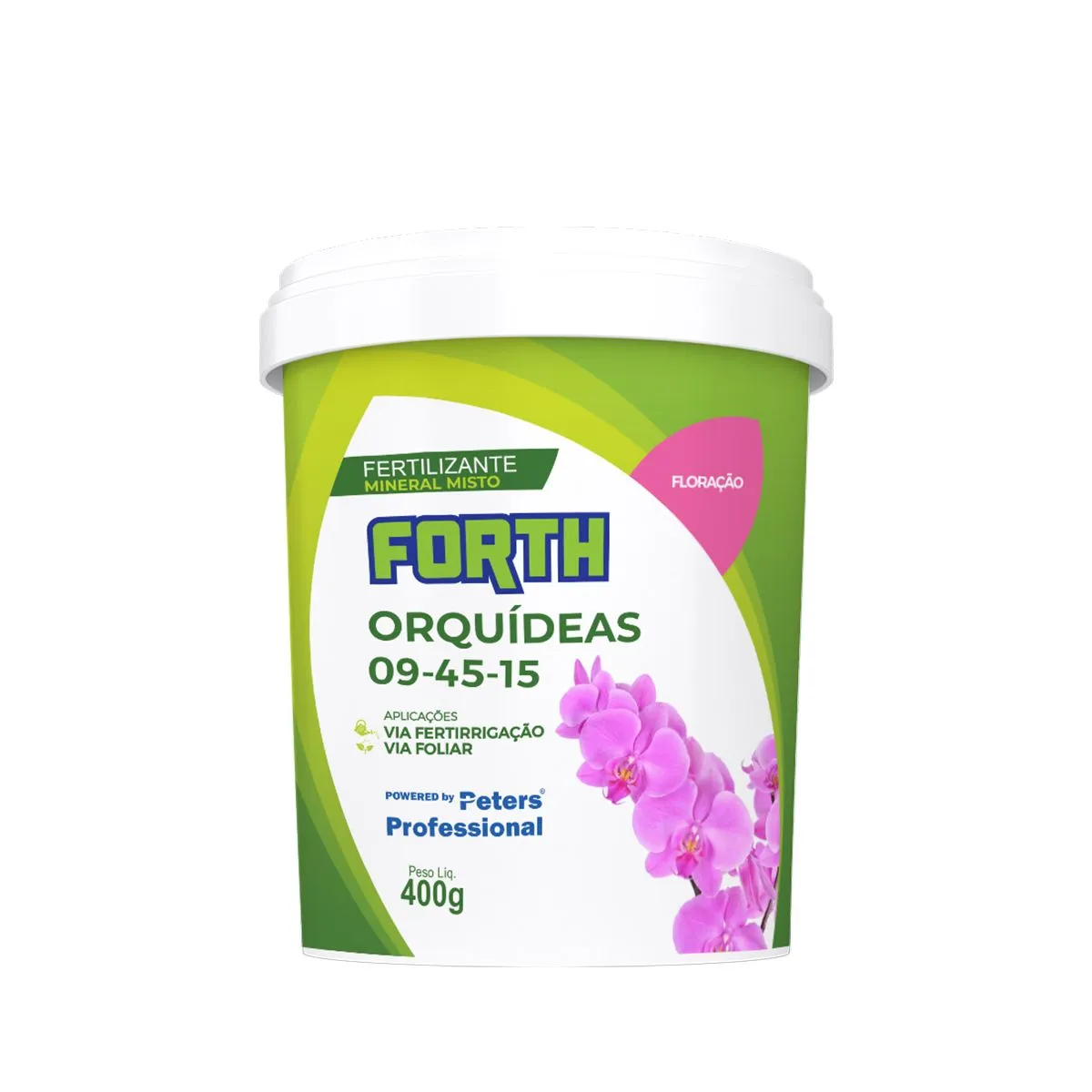Fertilizante Forth Orquídeas Floração 400g, marca Forth - Foto Principal