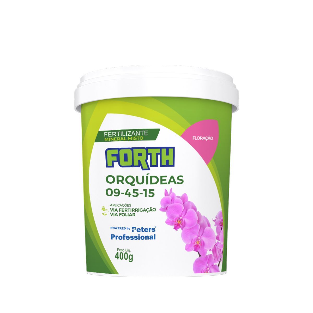 Fertilizante Forth Orquídeas Floração 400g, marca Forth - Foto Principal
