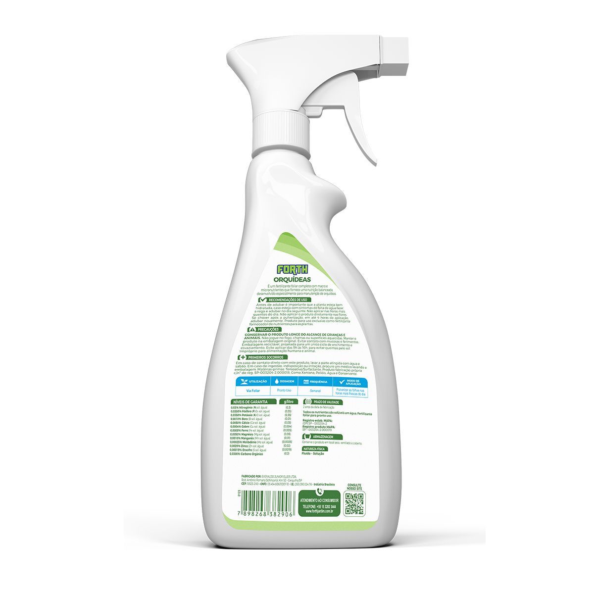 Fertilizante Forth Orquídeas Manutenção Pronto uso 500ml, marca Forth - Foto 2