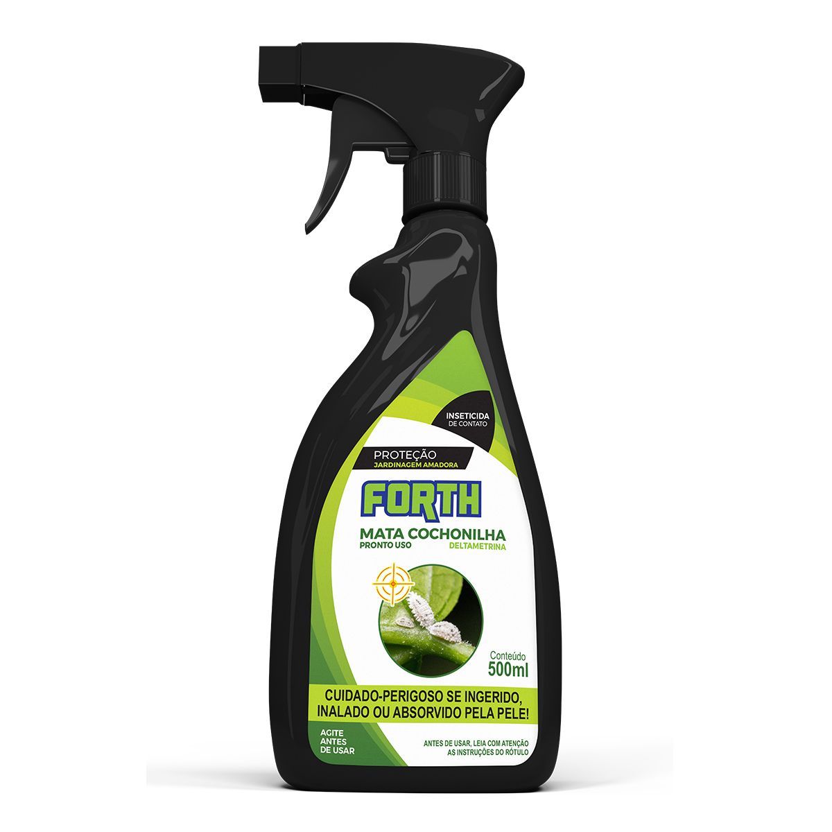 Inseticida Forth Mata Cochonilha Pronto uso 500ml, marca Forth - Foto Principal