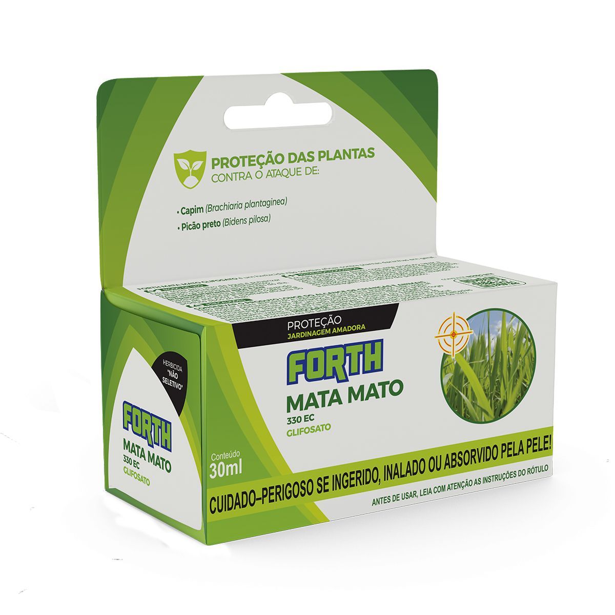 Herbicida Forth Mata Mato Concentrado 30ml, marca Forth - Foto 2