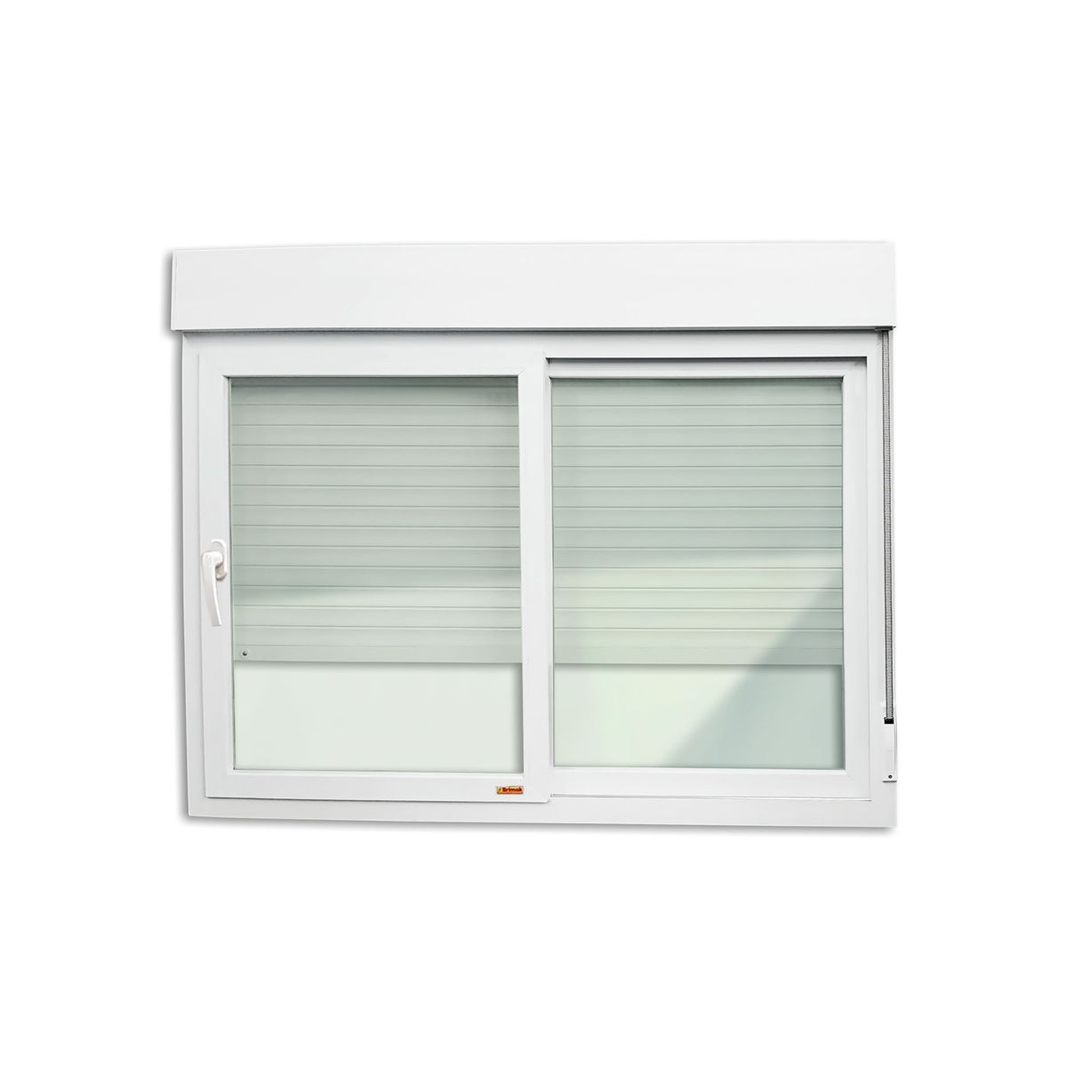Janela Integrada com Cremona PVC Branco 2 Folhas Móveis 140x200x11,5cm Itec, marca Brimak - Foto Principal