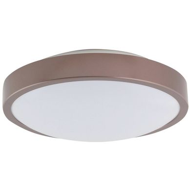 Plafon de LED Redondo Anillo de 25cm Bivolt Marrom Casa Bonita