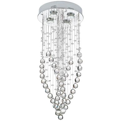 Luminria Pendente lluvia Cristal 4L GU10