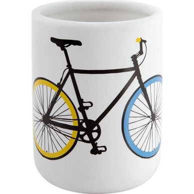 Porta Escova Cermica Bicicleta