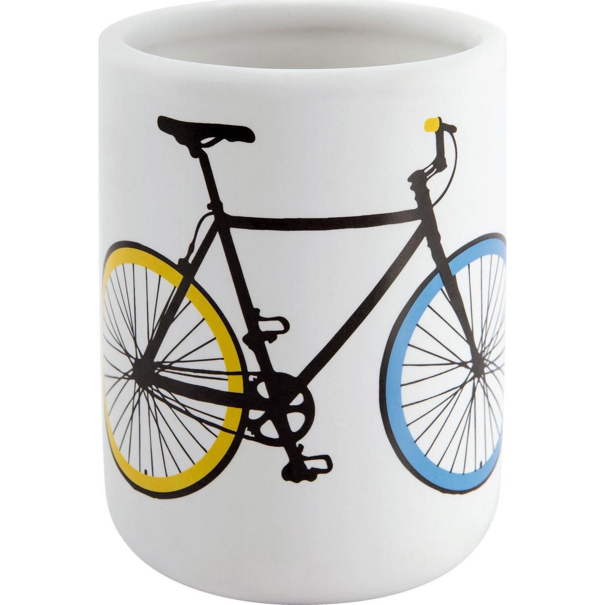 Porta Objetos de Banheiro em Cerâmica Bicicleta Just Home Collection, marca Just Home Collection - Foto 2