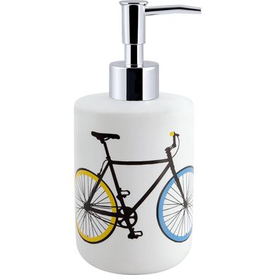 Porta Sabonete Lquido Cermica Bicicleta