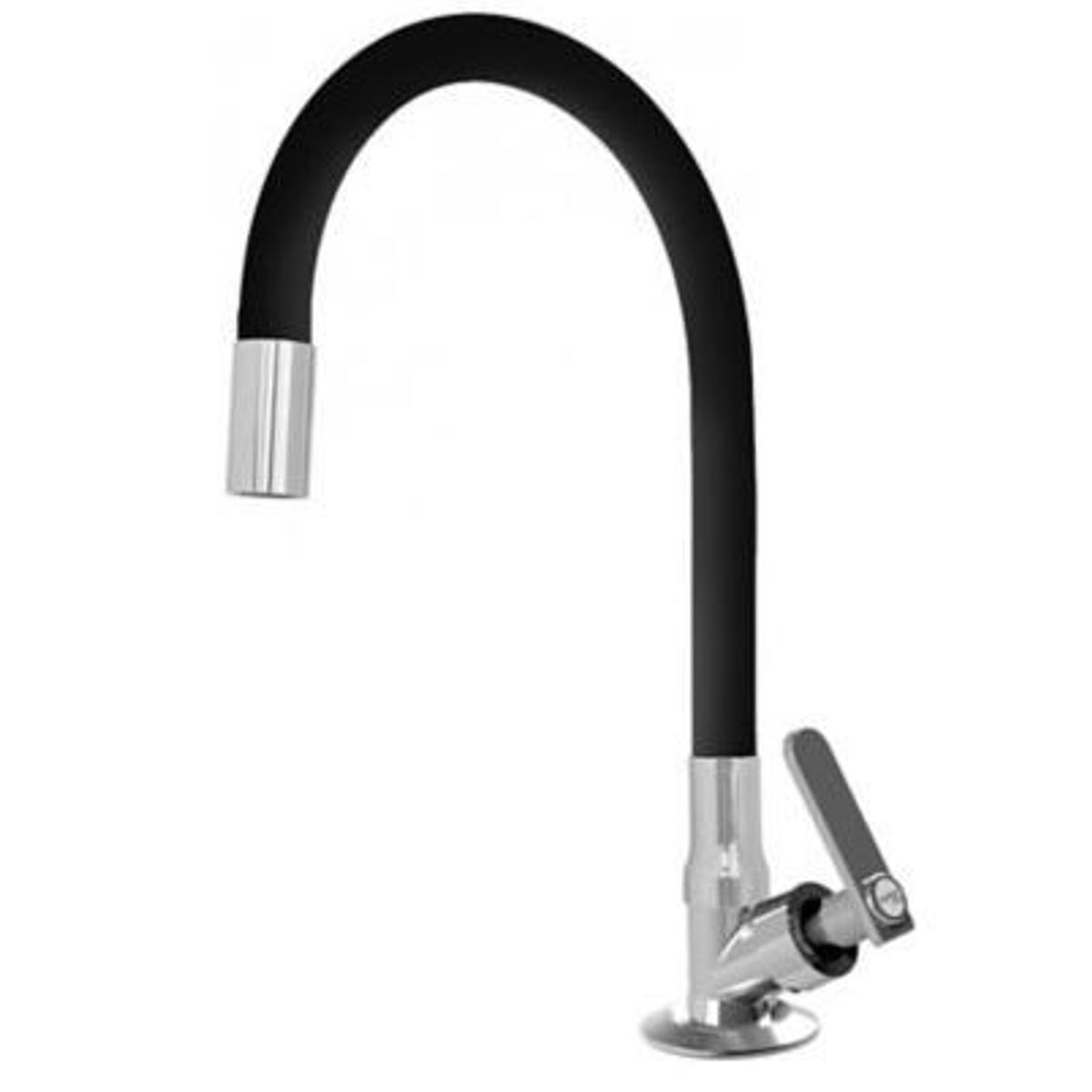 Torneira para Cozinha de Mesa com Bica Alta Móvel Collorflex Black Cromado com Preto, marca Romar - Foto Principal