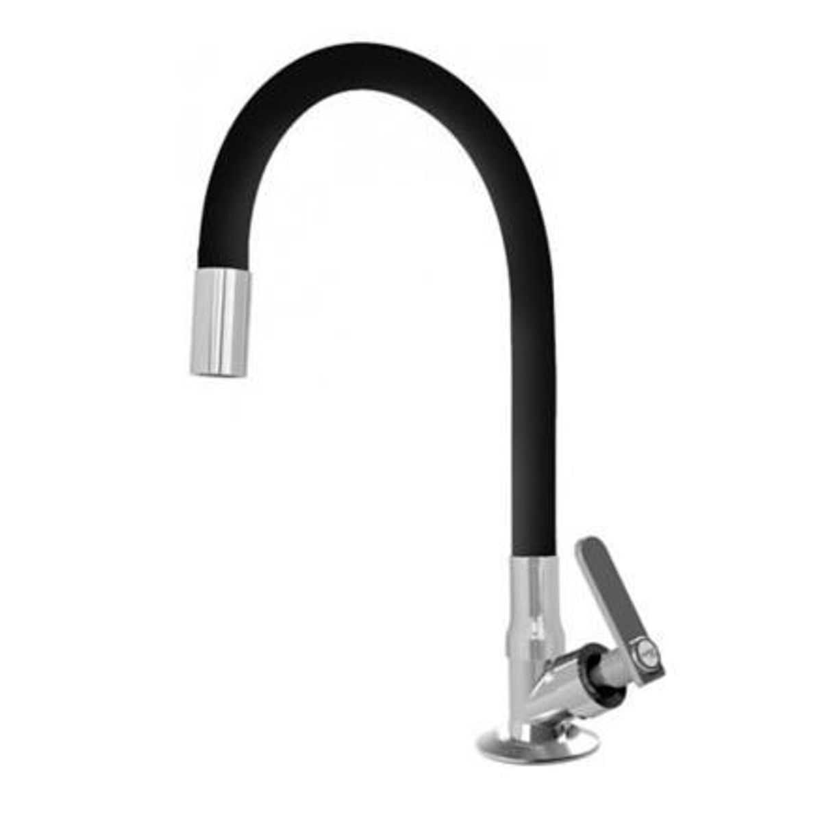 Torneira para Cozinha de Mesa com Bica Alta Móvel Collorflex Black Cromado com Preto, marca Romar - Foto Principal