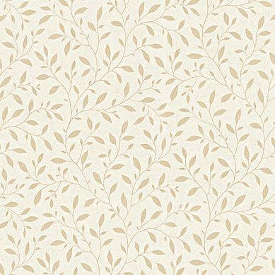 Papel de Parede Folinhas Bege