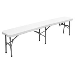 Banco Dobrável 180cm Branco