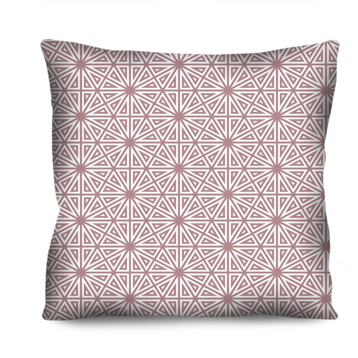 Almofada de Veludo Geométrico Midcentury VI 42x42cm Rosa, marca Just Home Collection - Foto 2