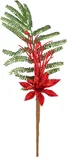 Glitter 33cm Vermelho e Verde Just Home Collection
