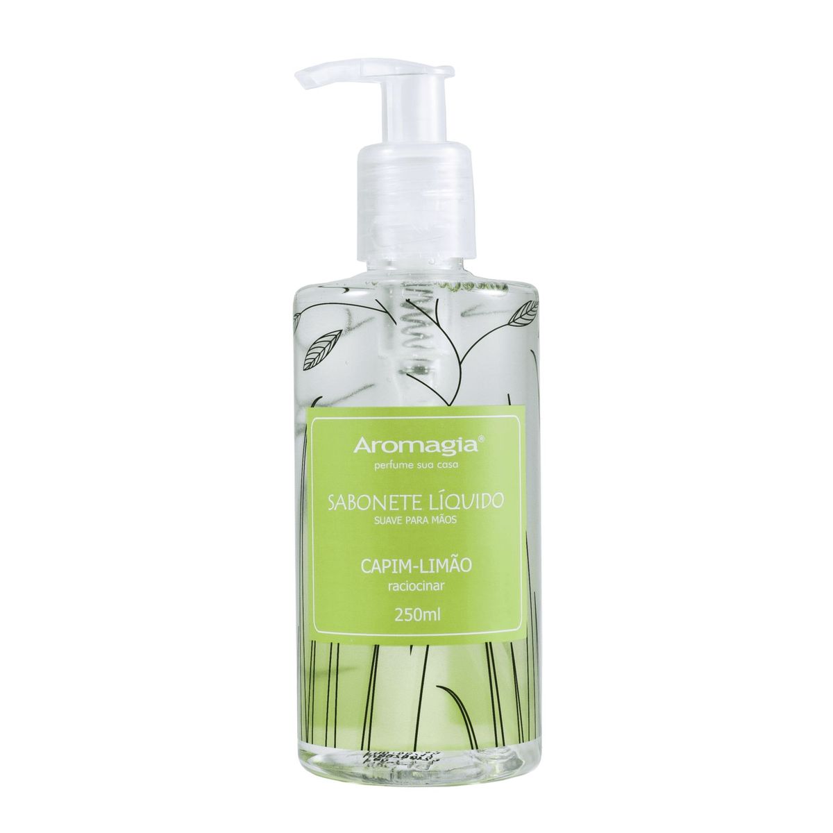 Sabonete Líquido Capim Limão 250Ml, marca Aromagia - Foto Principal