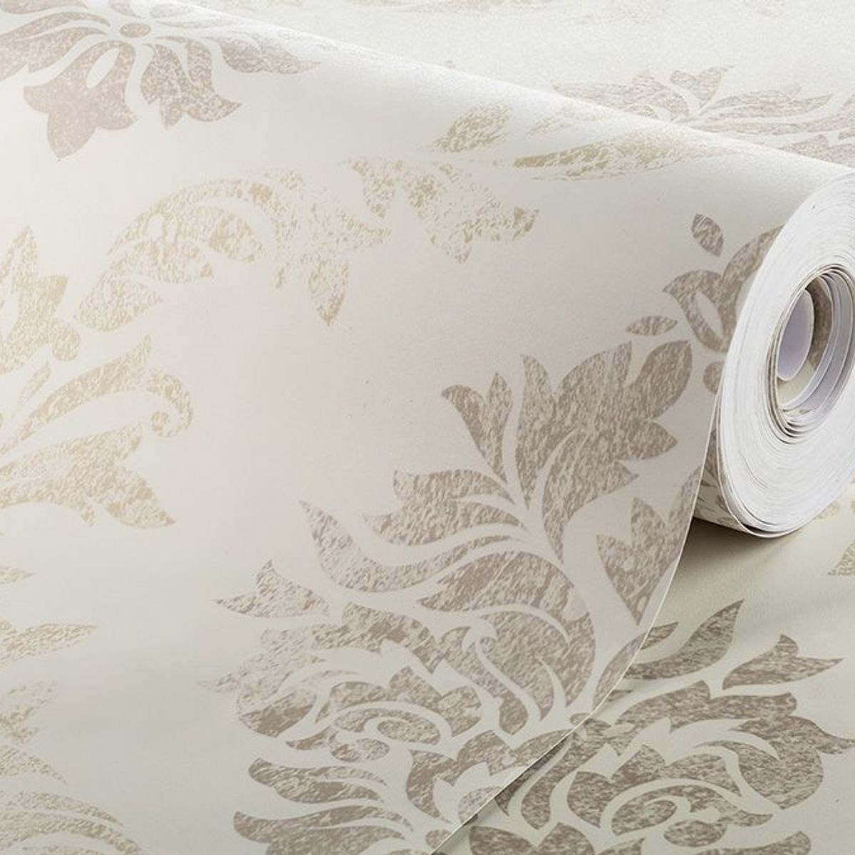 Papel de Parede Arabesco Cinza E Bege, marca Revex - Foto 2