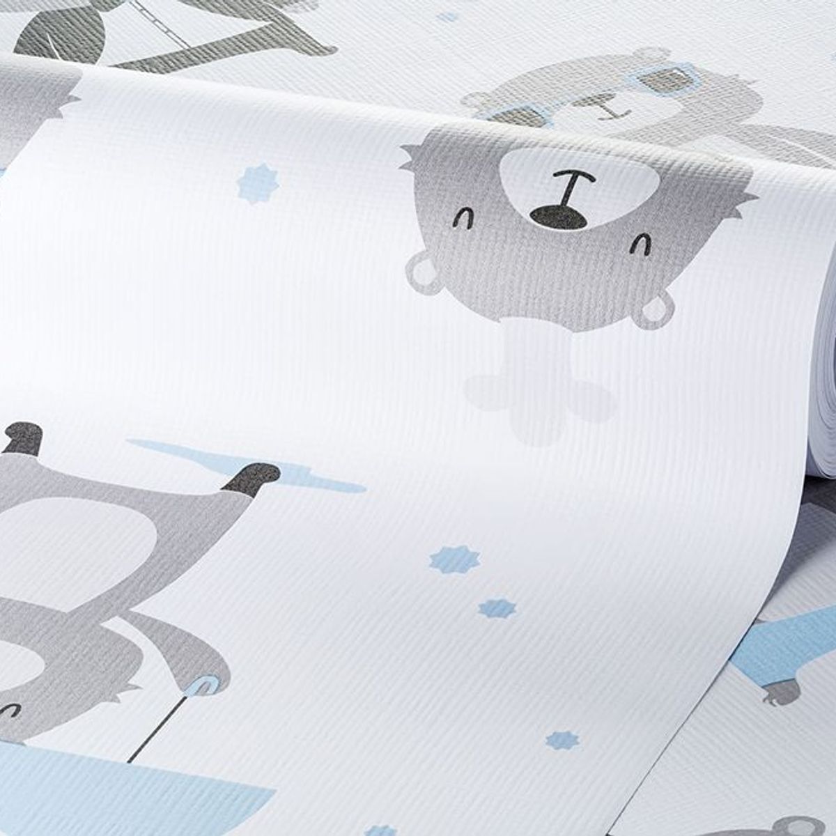 Papel de Parede Ursinhos Azul, marca Revex - Foto 2