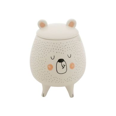 Potiche Decorativo Ceramica Sleep Bear Br10X10X14cm