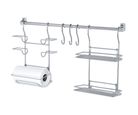 Kitchenset Duplo Suporte para Rolos e Pratos Duplo
