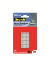 Protetor Anti-Impacto 3M Scotch Quadrado - 8 unidades