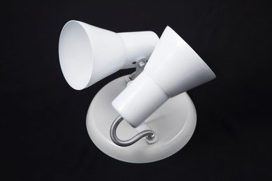 Spot 2 Sino Aluminio Branco