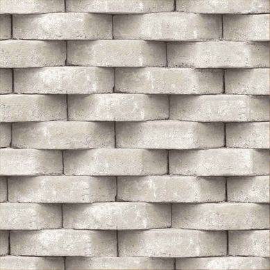 Papel de Parede Tijolinho 38262 50x1000cm Branco