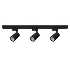 Kit 3 Spots Trilho Led Pto 5W 3000K
