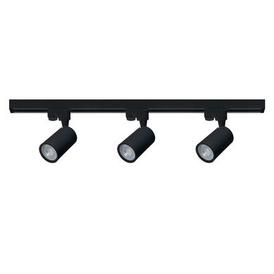 Kit 3 Spots Trilho Led Pto 5W 6000K