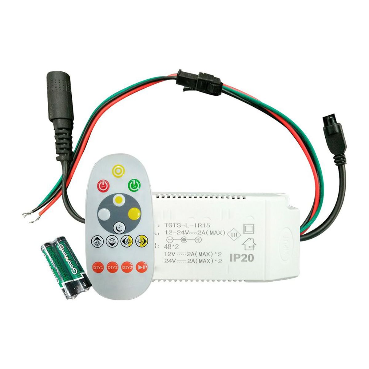 Kit Controle Fita Ip20 10W 5M Dim, marca Luminatti - Foto Principal