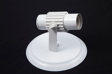Spot Tubo Aleta Alumnio Branco