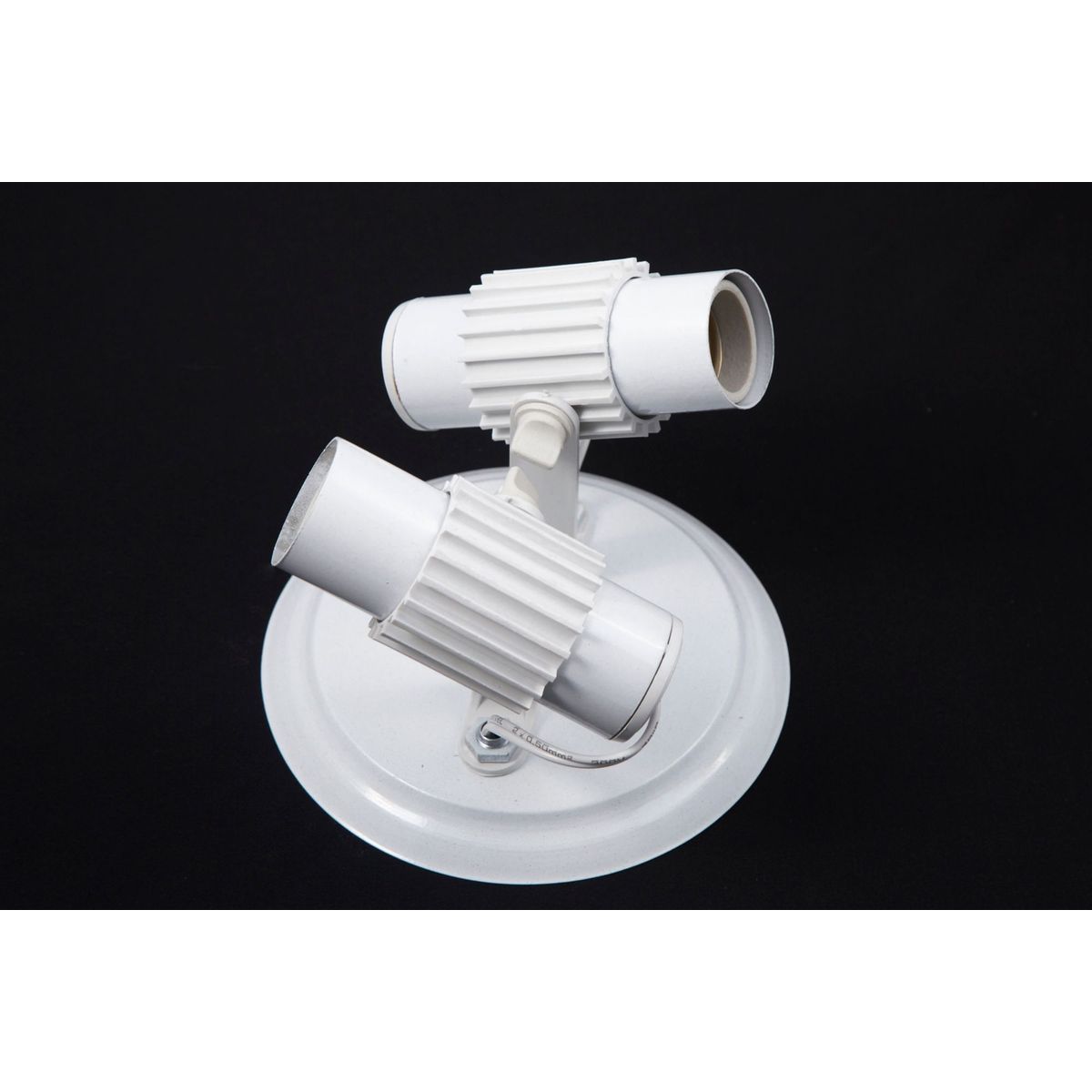 Spot 2 Lâmpadas Tubo Aleta Alumínio Branco ARS Iluminação, marca ARS Iluminação - Foto Principal