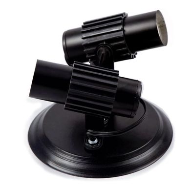 Spot B/2 Tubo Aleta Aluminio Preto