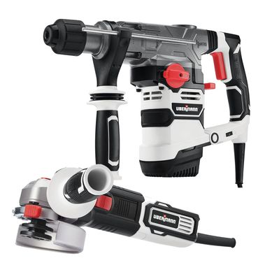 Kit 1 Esmerilhadeira Angular 180mm 120V + 1 Martelete Rotativo 5J 1500W 110V